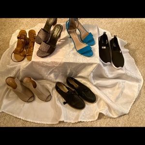Various brands of shoes. All size 8.
